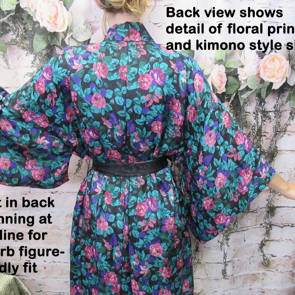 Floral Women's Robe - Picture 5 of 12